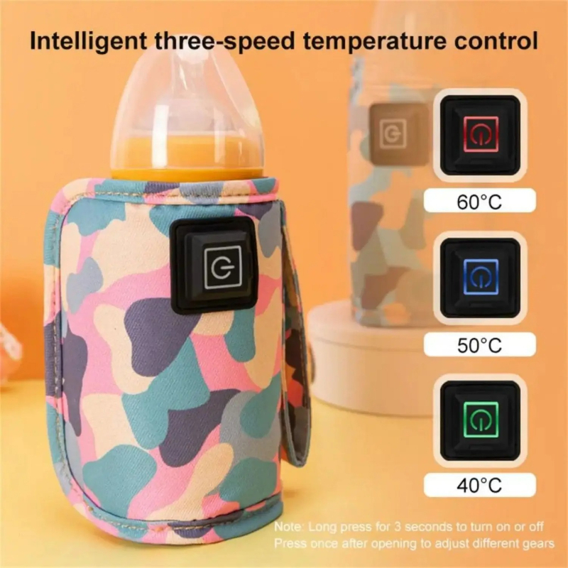 Baby Food Warmer - USB Milk Water Warmer Travel Stroller