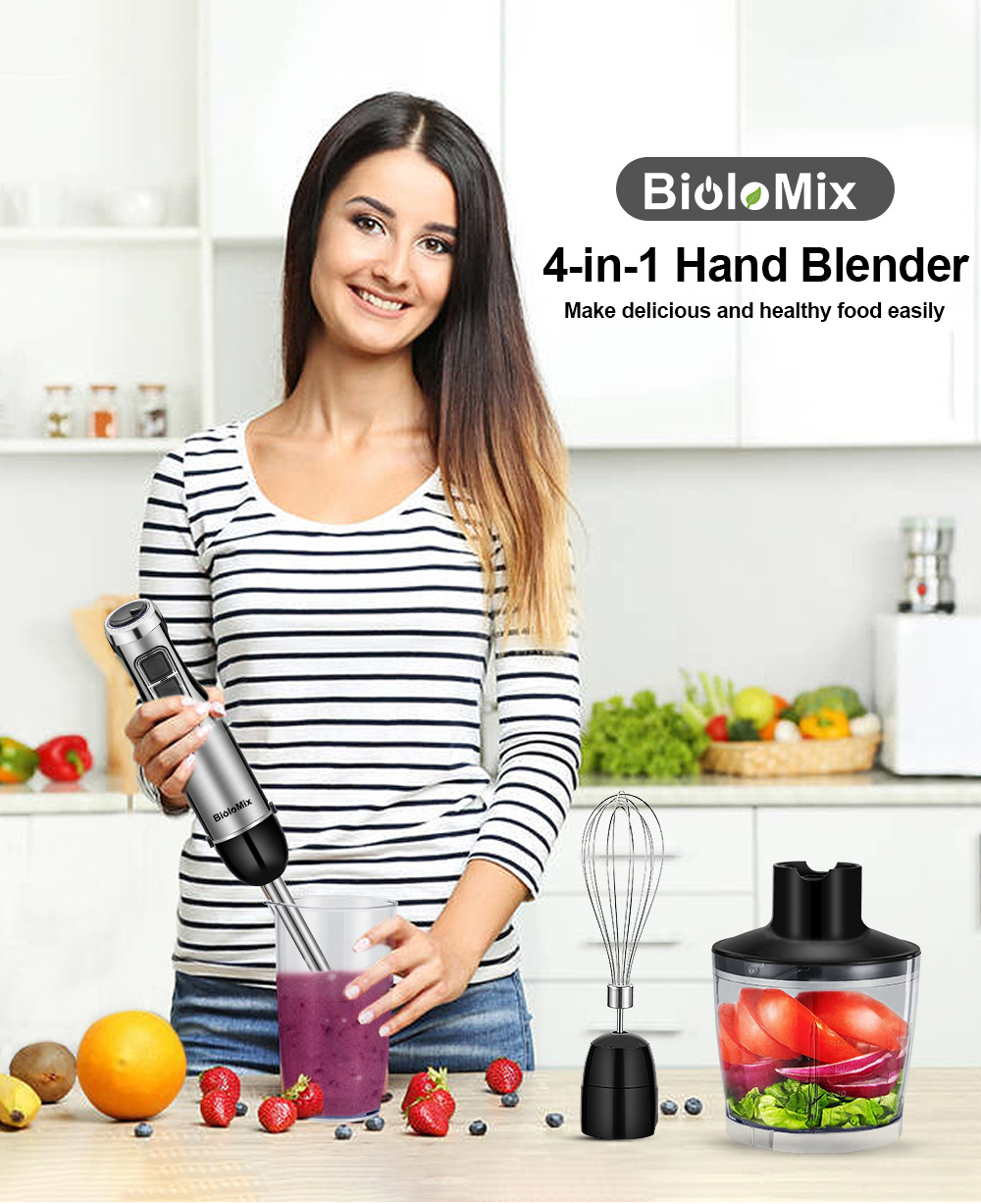Baby Food Hand Blender - Multifunctional Hand Blender Household Food Processor