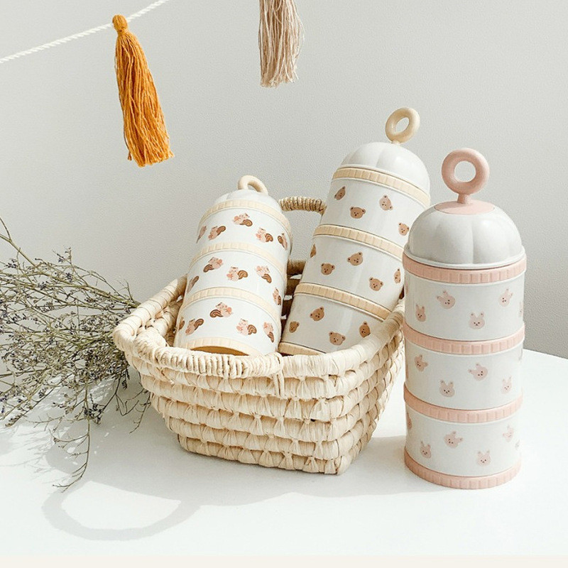 Baby Food Options - Cute Bear Milk Powder Box Baby