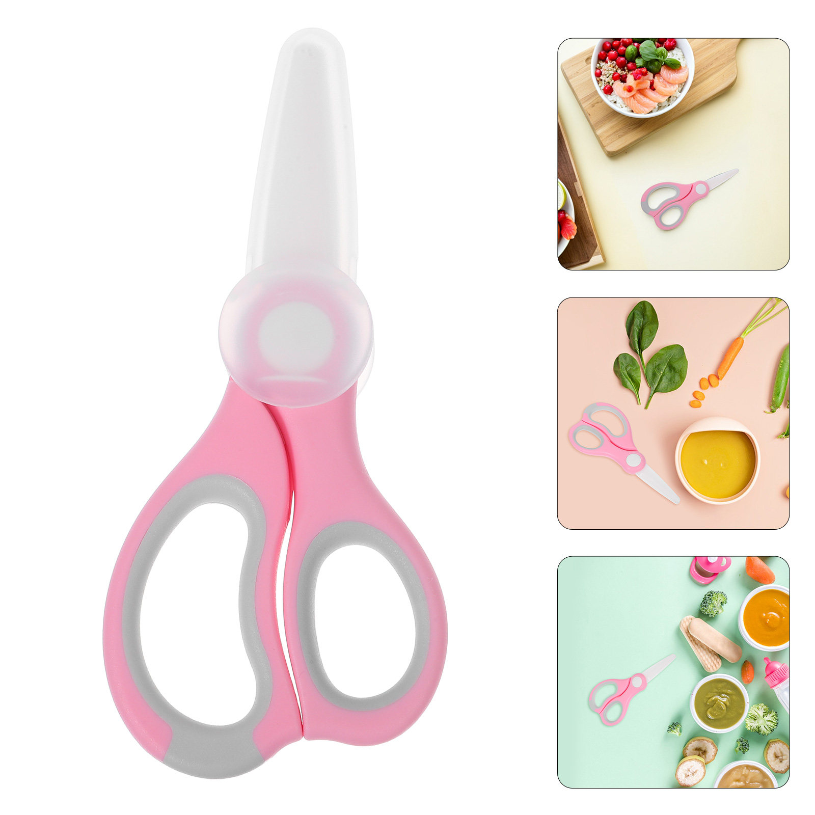 Veggie Baby Food - Portable Ceramic Baby Food Scissors Blade