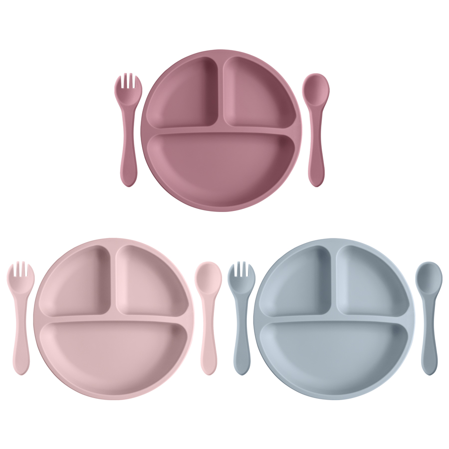Baby Food Quantity - 3PCS Children's Tableware Set Baby Eating