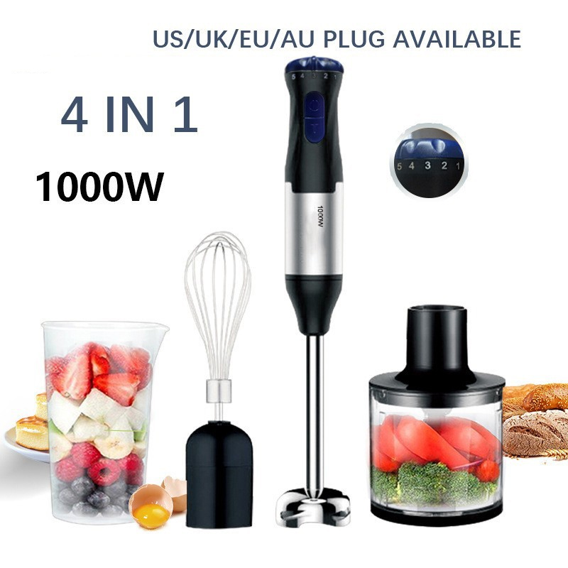 Baby Food Hand Blender - New 1000W High-power Hand-held Blender Set