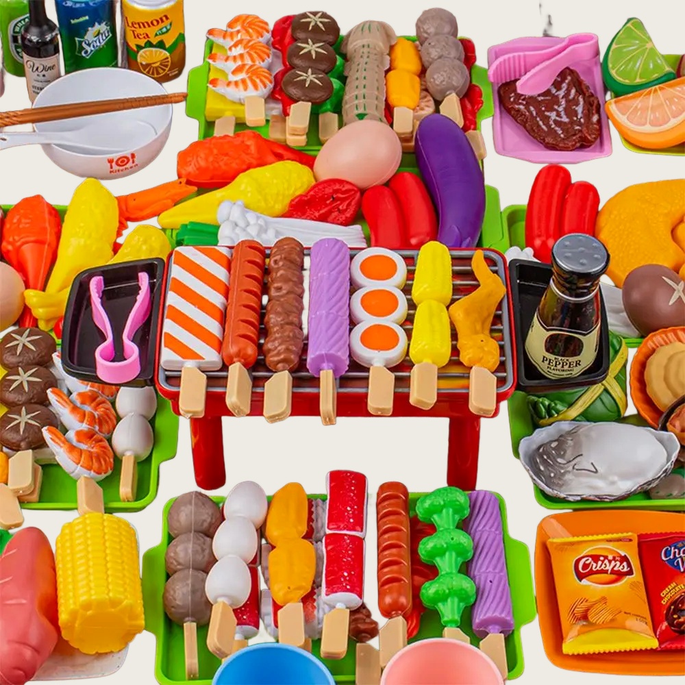 Baby Food Quantity - Baby Dress Up Kitchen Toys BBQ