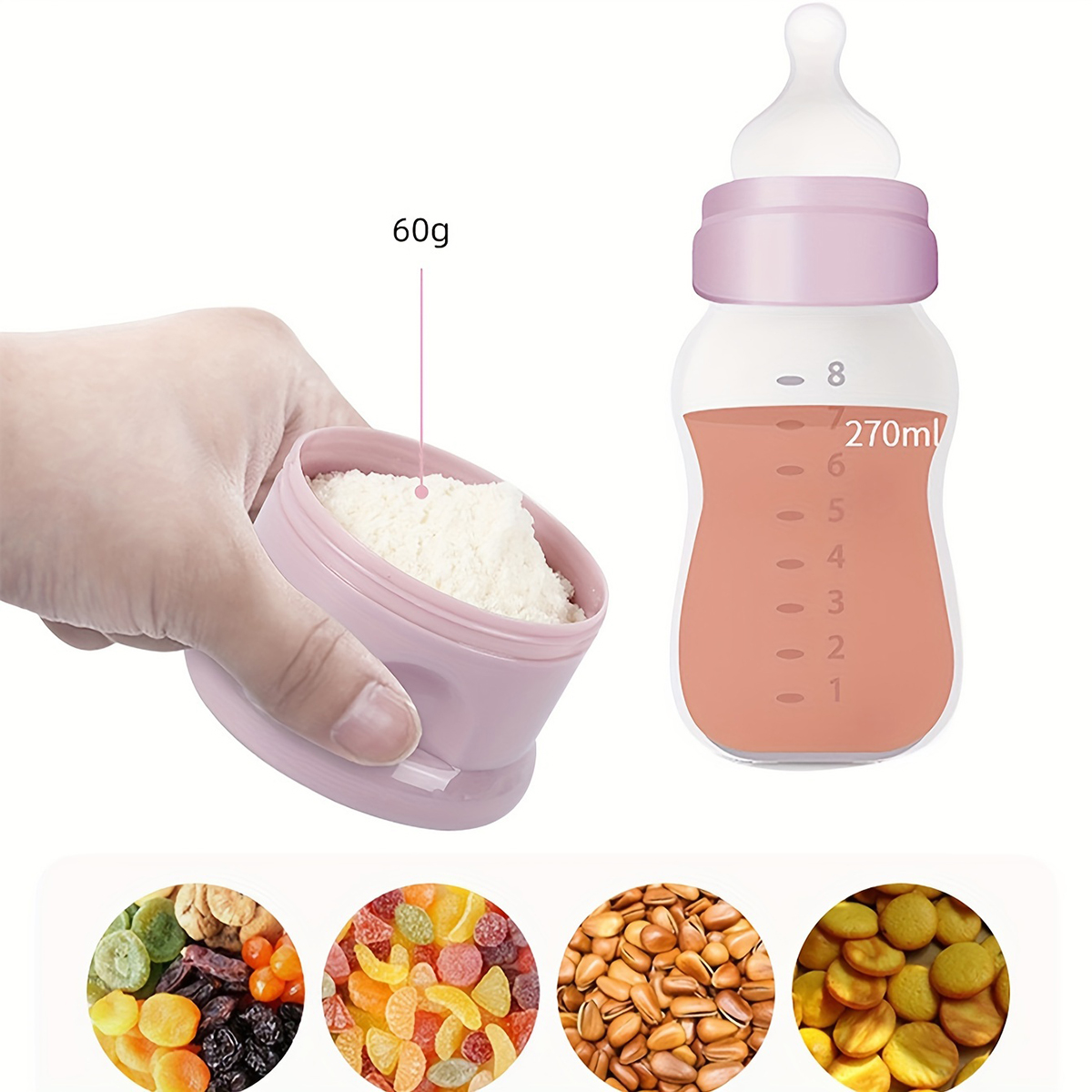 Large Capacity Baby Milk Powde - đánh giá và giá Baby Food Options
