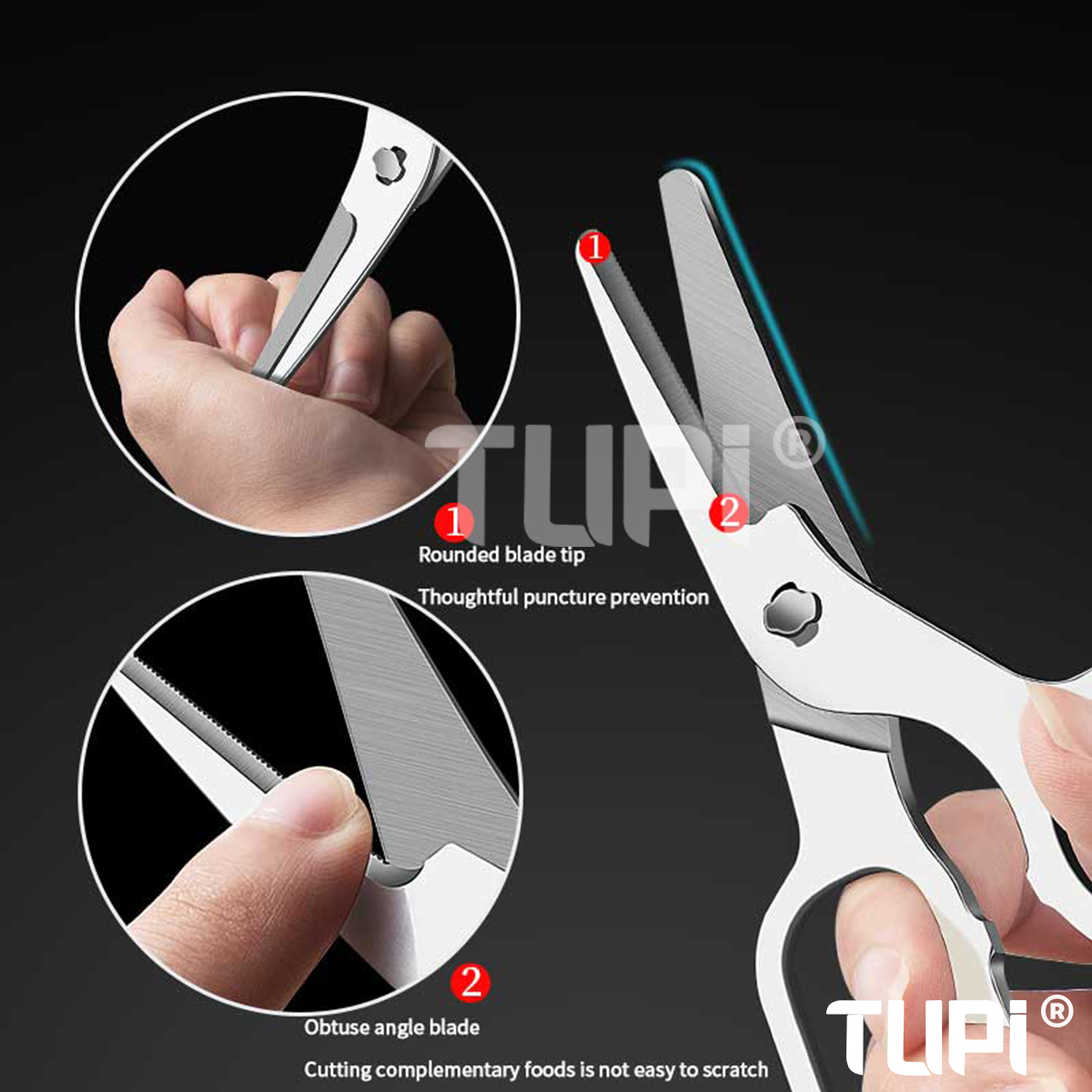 TUPI Baby Food Scissors - Food - đánh giá và giá Veggie Baby Food