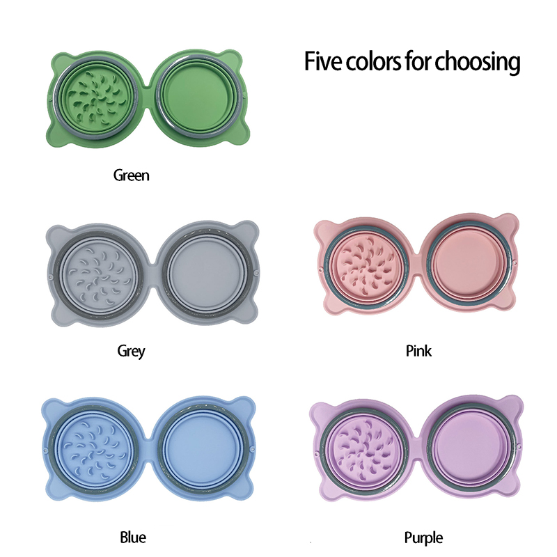 Silicon Gấp Thú Cưng Tô Không  - đánh giá và giá Baby Food Cat