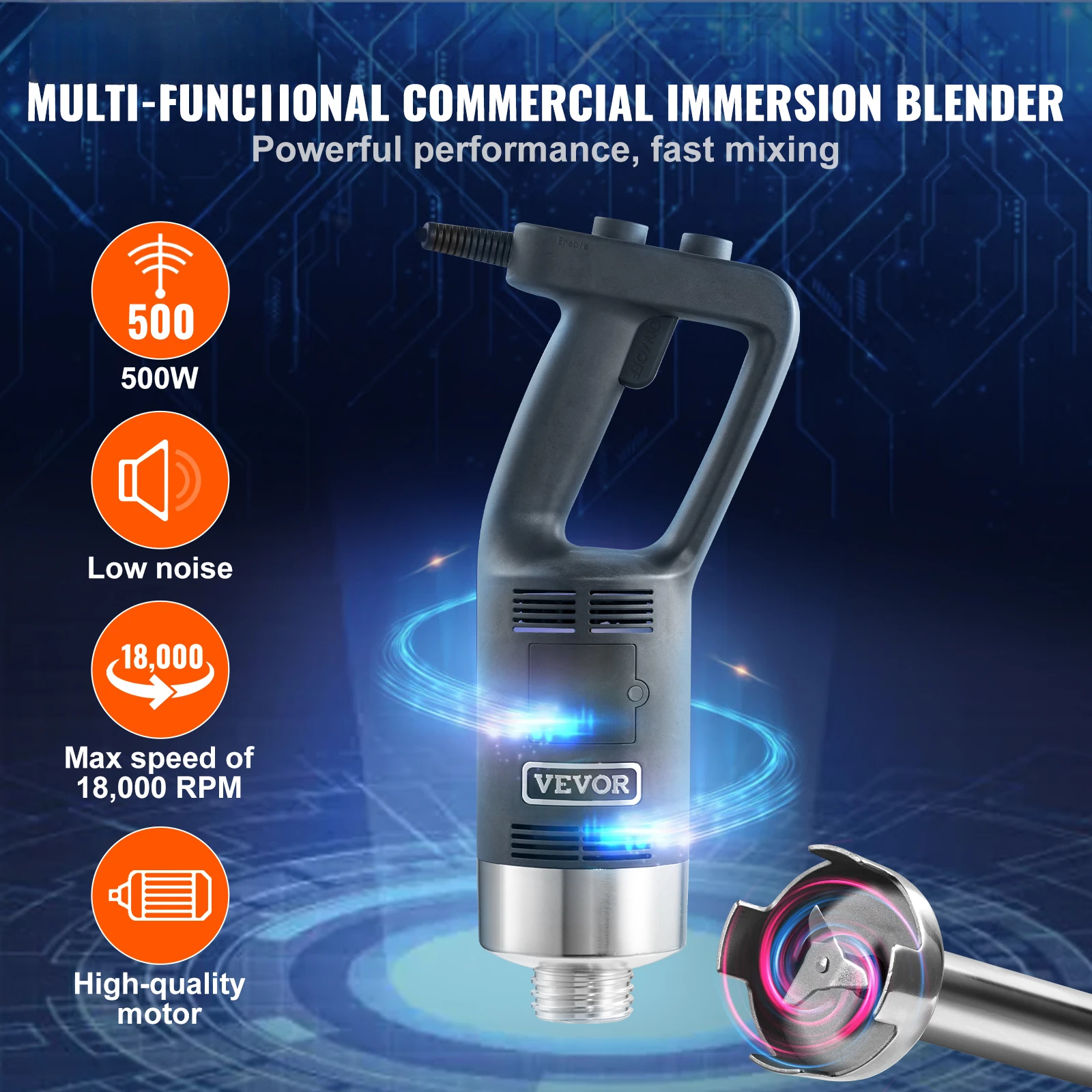 %a Commercial Immersion Blende - đánh giá và giá Baby Food Hand Blender