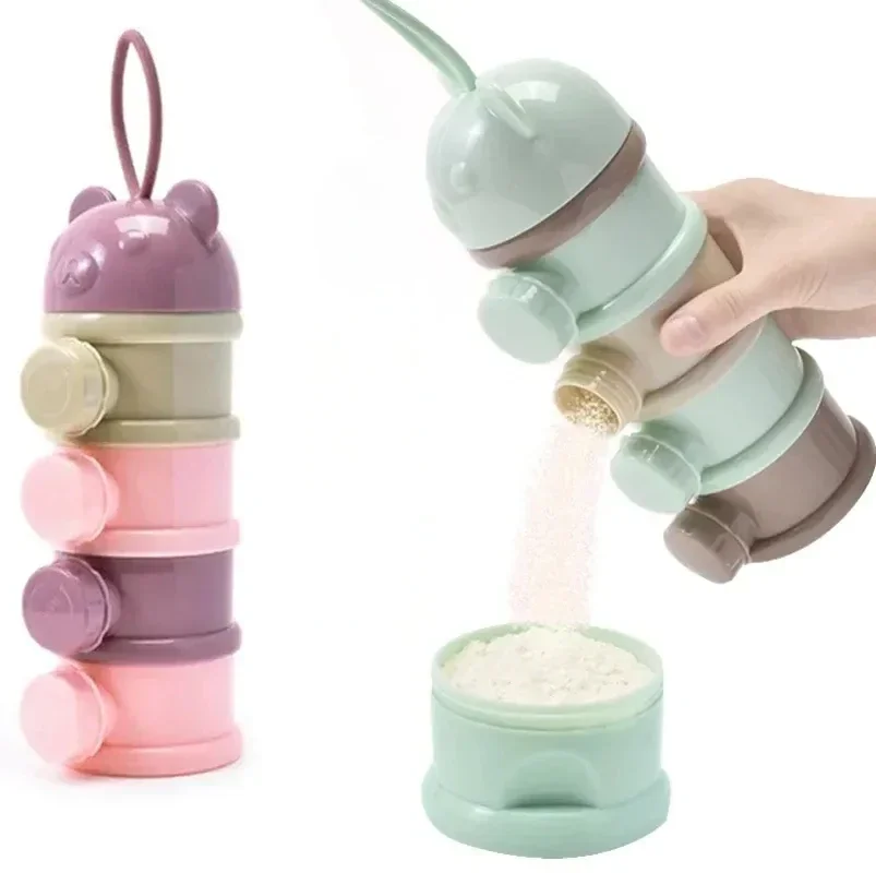 Milk Powder Box 4Layer Bear St - đánh giá và giá Baby Food Options