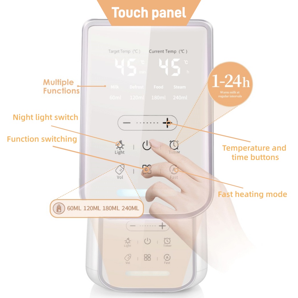 8In1 Baby Bottle Breast Milk W - đánh giá và giá Baby Food Warmer