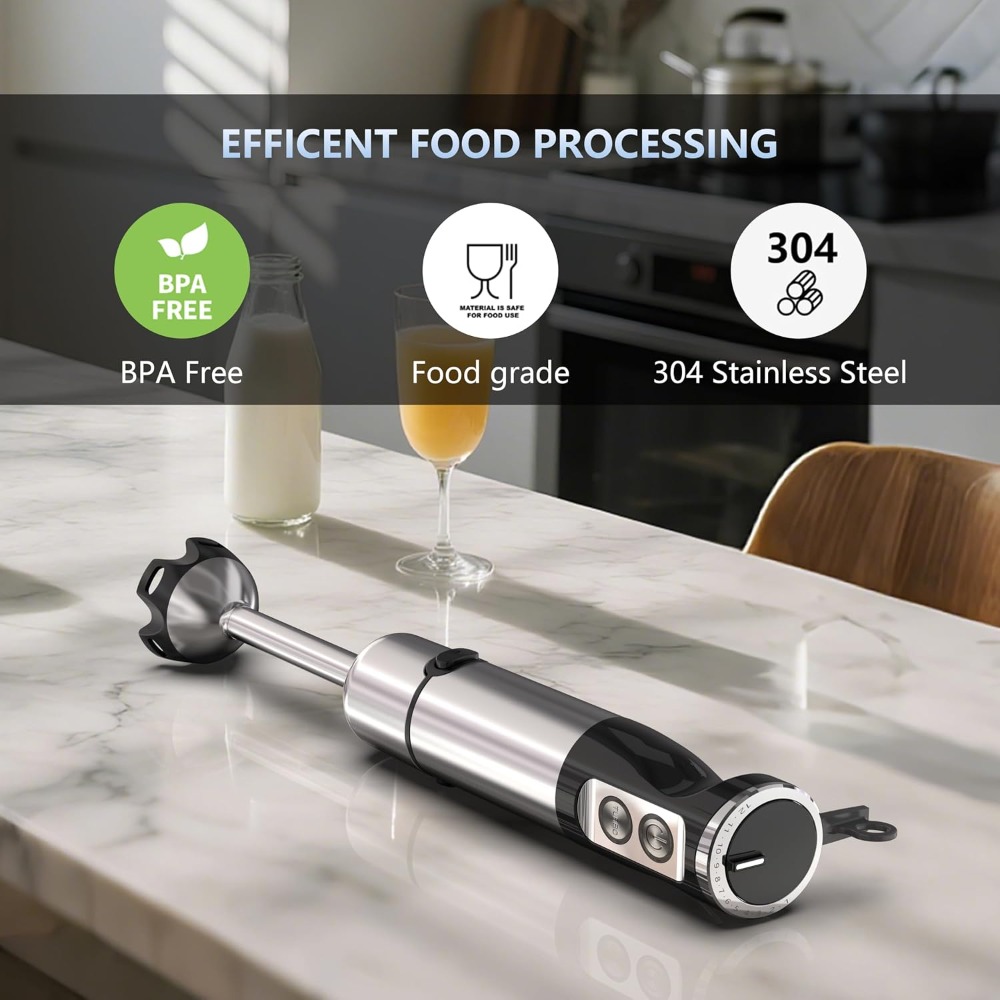 5 in 1 Immersion Blender Handh - đánh giá và giá Baby Food Hand Blender