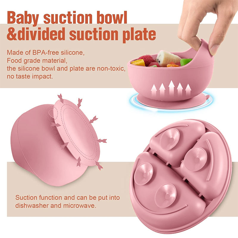 Children's silicone tableware  - đánh giá và giá Baby Food Quantity