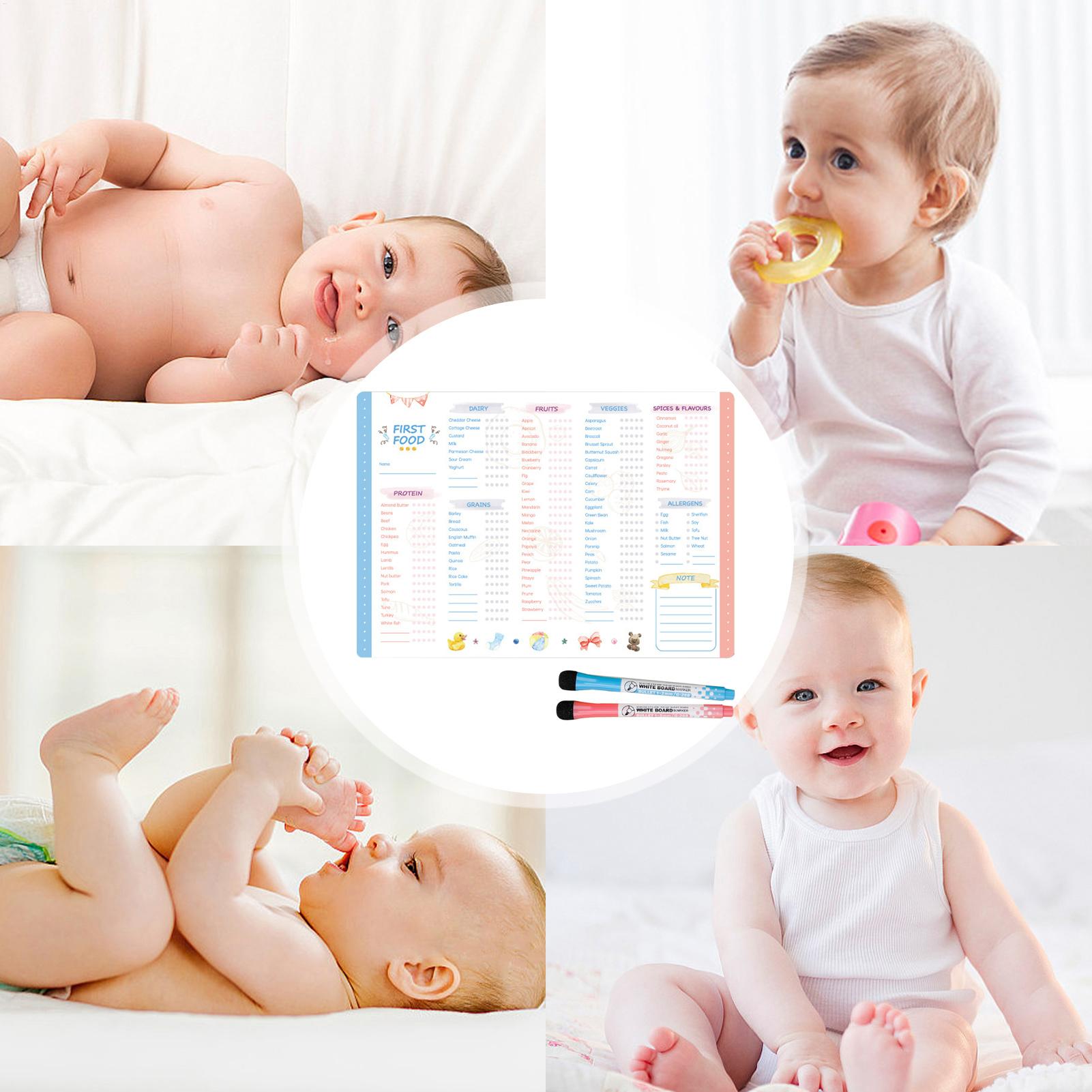 First Foods Chart Magnetic Bab - đánh giá và giá Baby Food Tracker