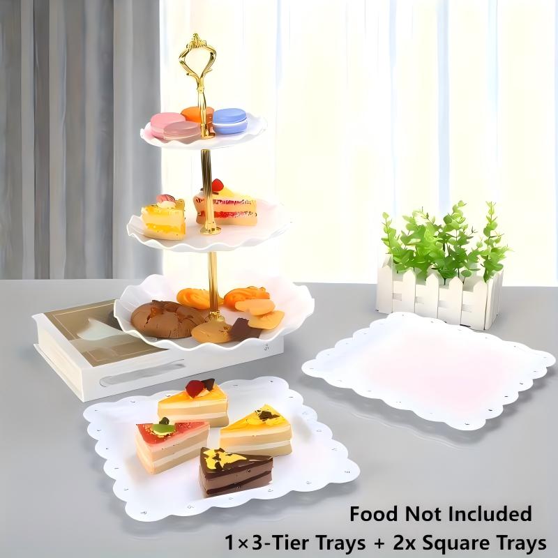 1/3/4/5PCS Decorative Food Tra - đánh giá và giá Baby Food Quantity