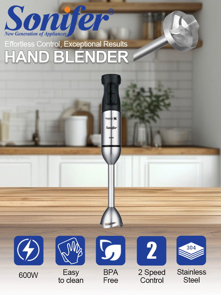 Hand Blender Sonifer SF-8181 6 - đánh giá và giá Baby Food Hand Blender