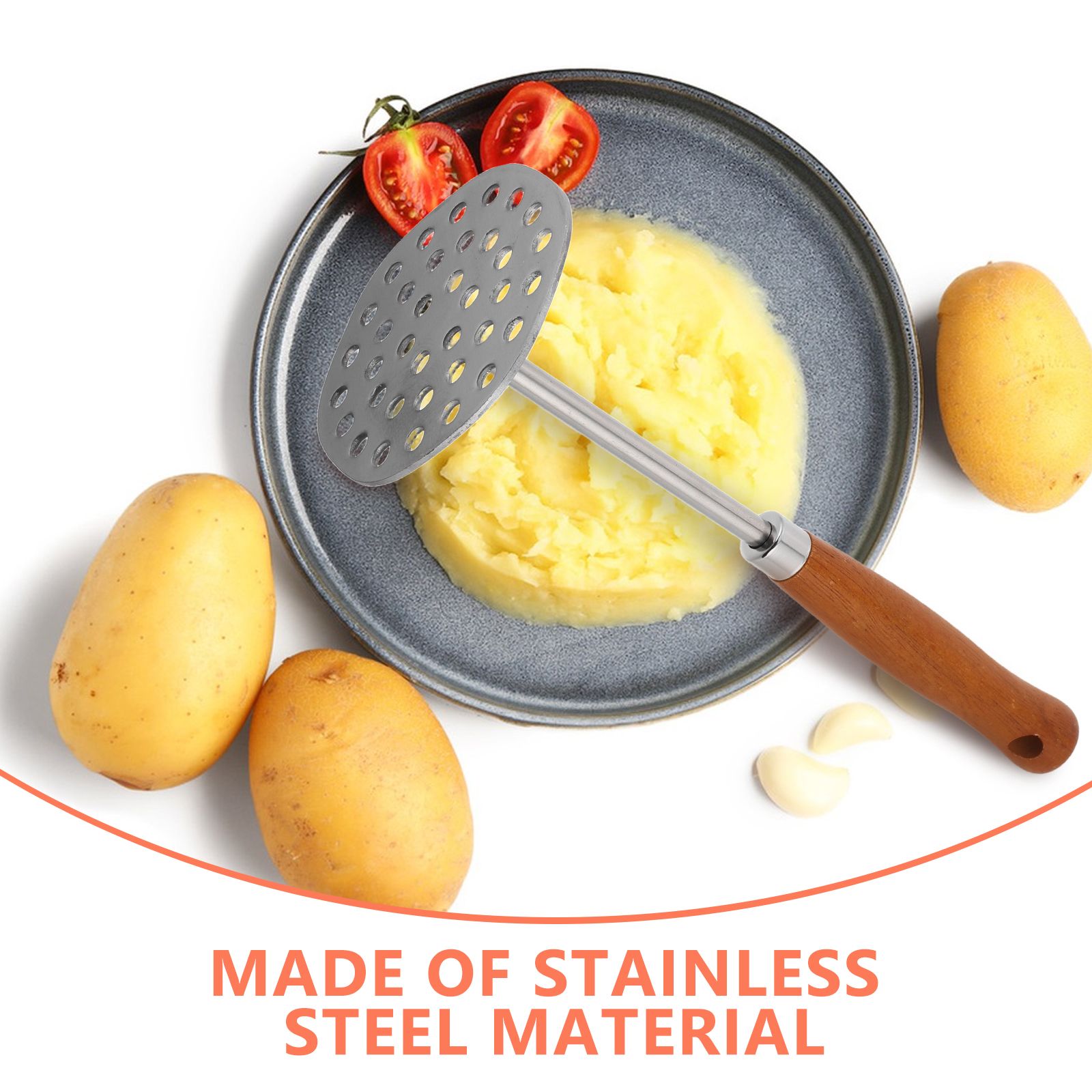 Potato Masher Stainless Steel  - đánh giá và giá Veggie Baby Food