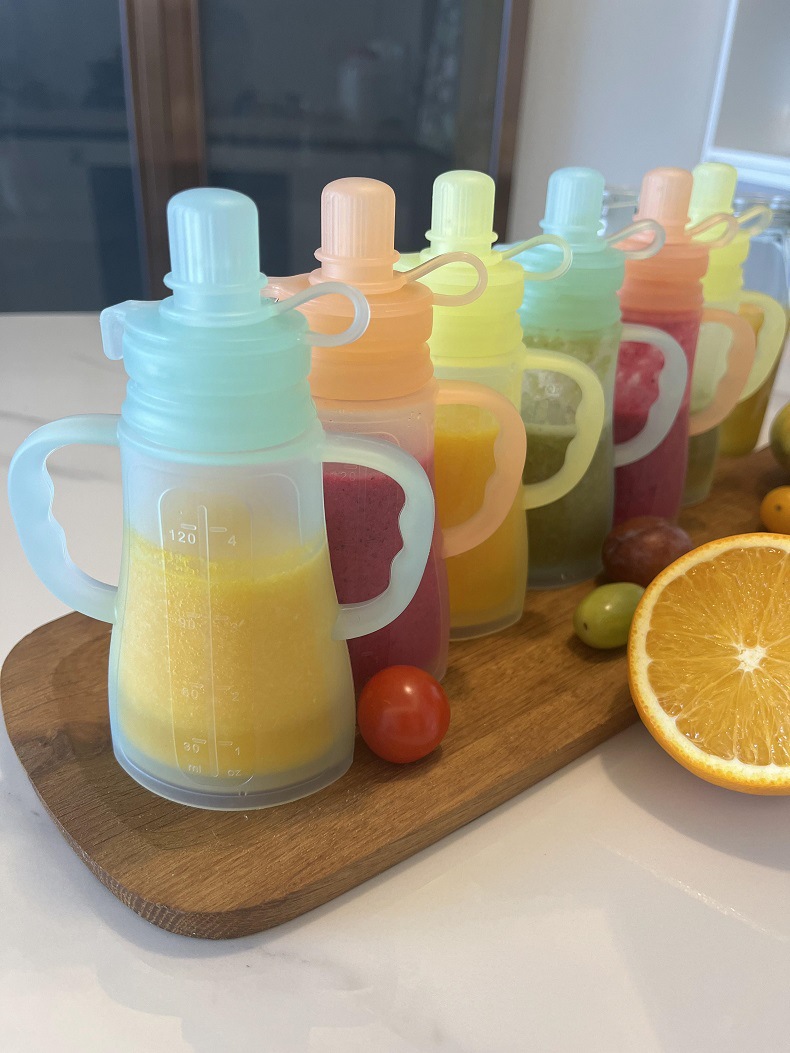 New Reusable Silicone Breast M - đánh giá và giá Baby Food Options