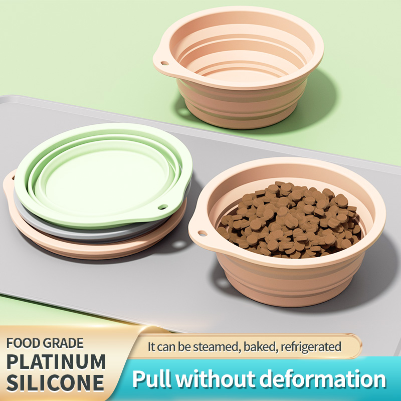 Collapsible Silicone Dog Bowl, - đánh giá và giá Baby Food Cat