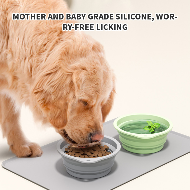 Collapsible Silicone Dog Bowl, - đánh giá và giá Baby Food Cat