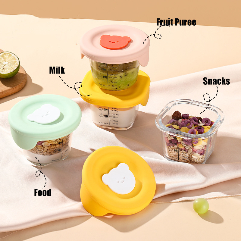 180ml Glass Baby Food Storage  - đánh giá và giá Baby Food Options