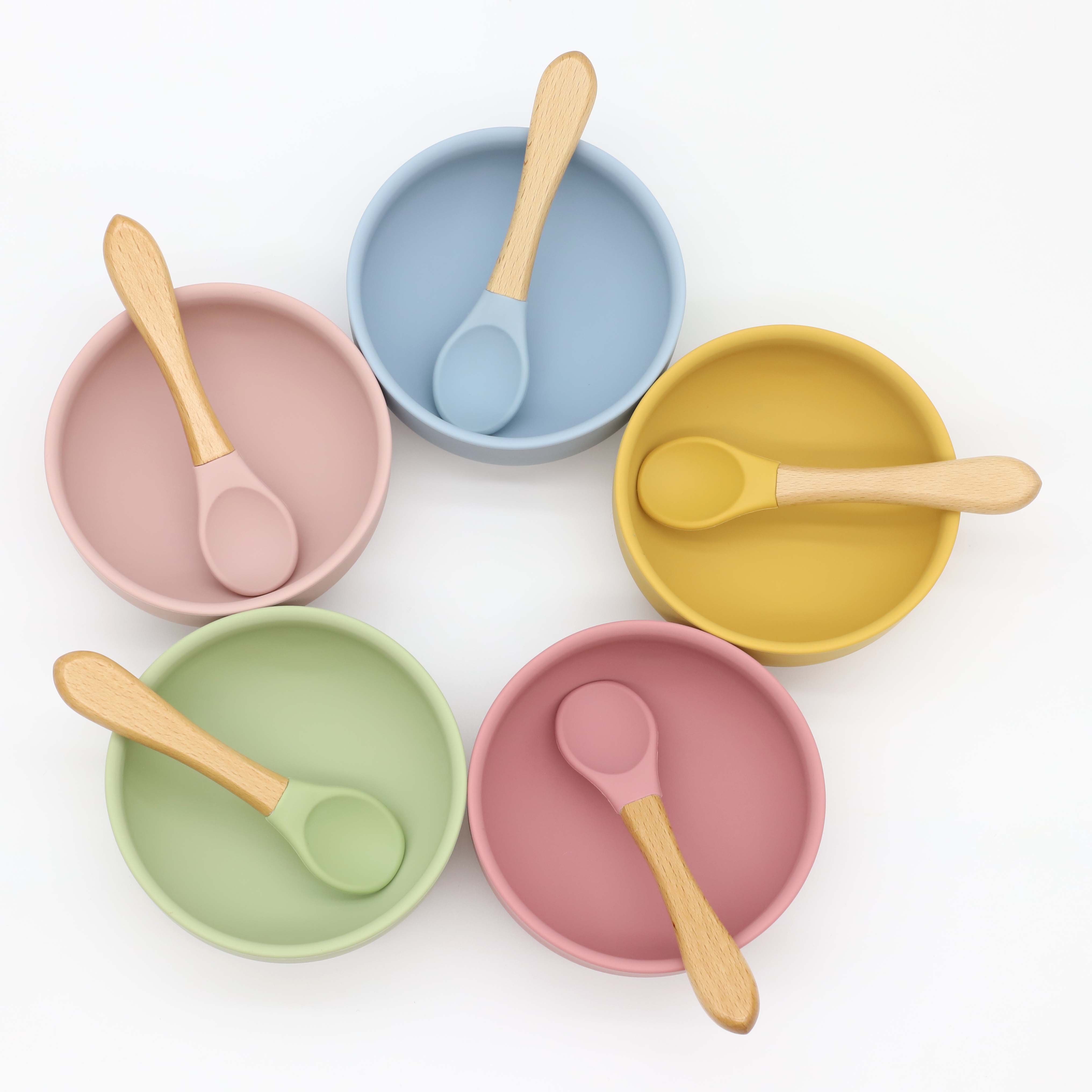 Silicone bowl with suction cup - đánh giá và giá Baby Food Quantity