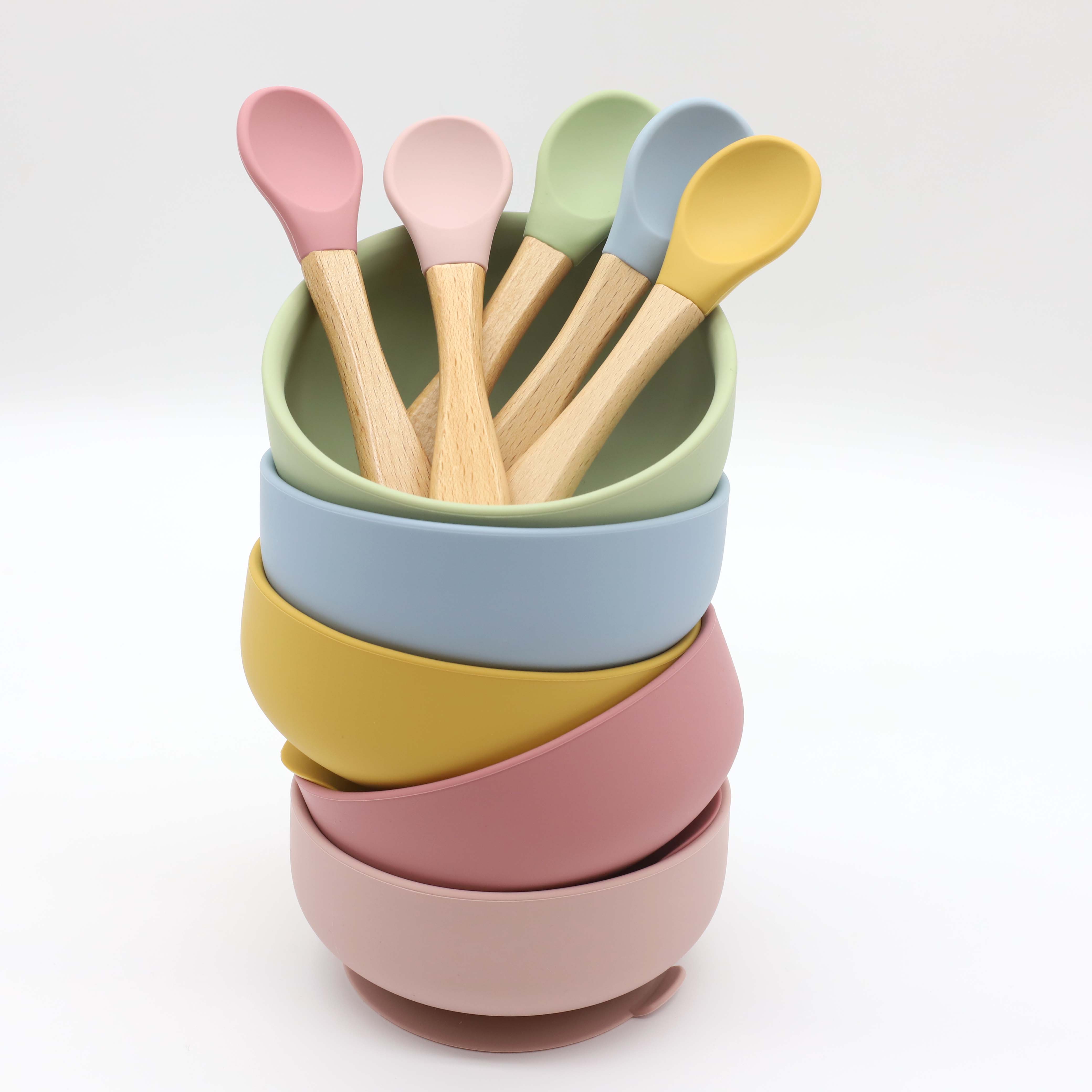 Silicone bowl with suction cup - đánh giá và giá Baby Food Quantity